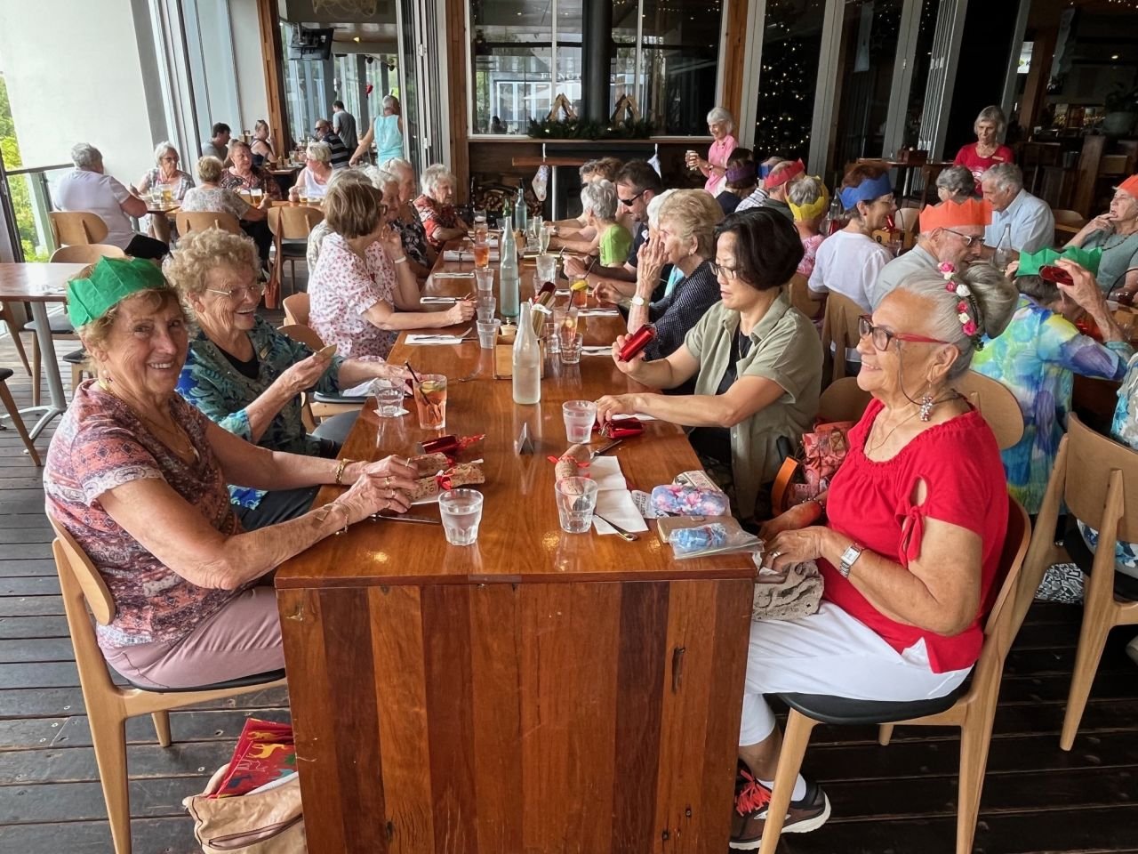 Members and guests enjoyed a day bus trip to Buderim Tavern for Christmas Lunch in December 2023