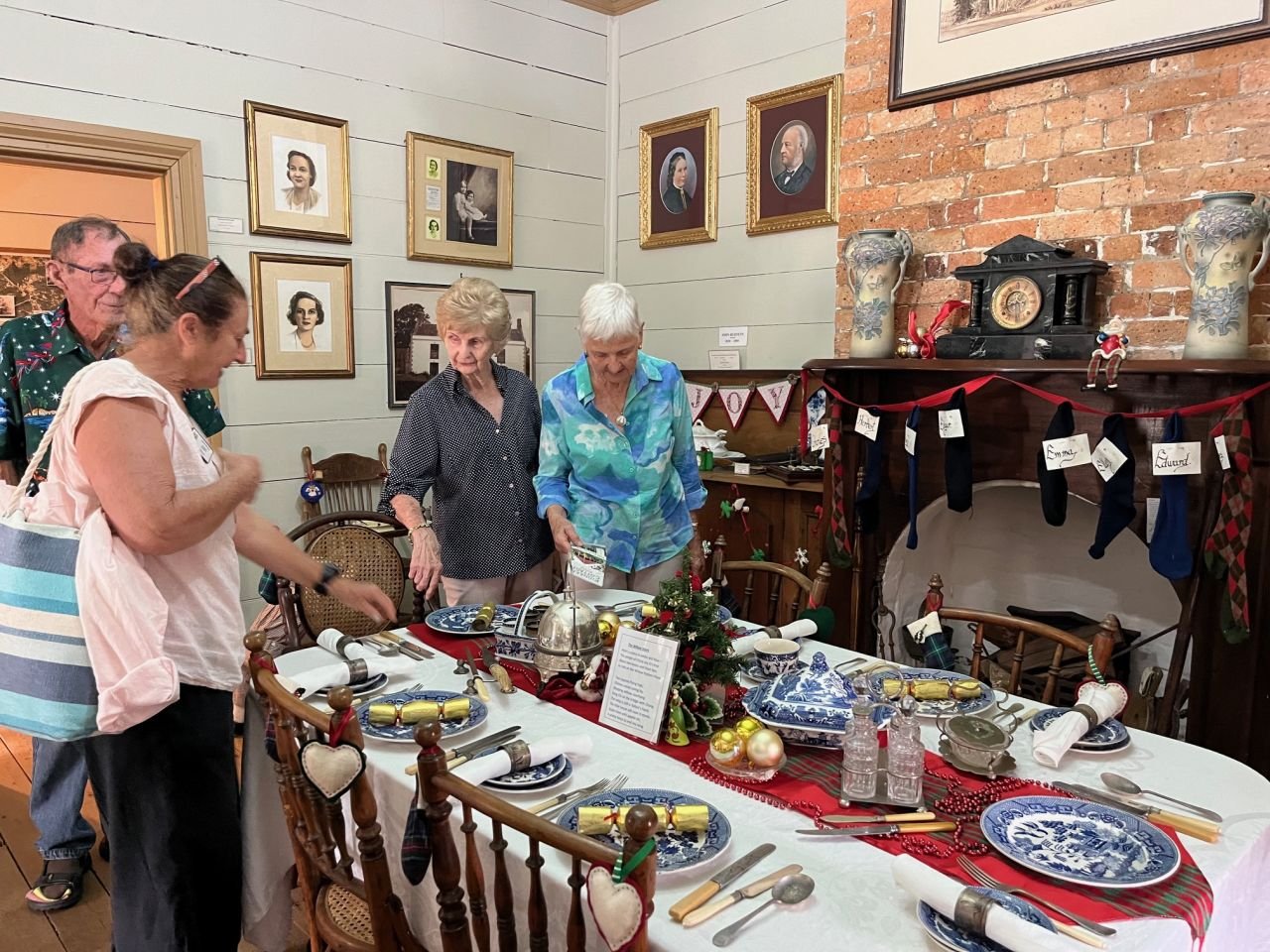 Members and guests enjoyed a day bus trip to Buderim Pioneer Cottage in December 2023