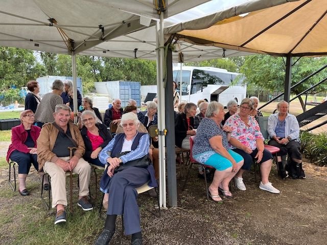 Members and guests enjoyed some kidding around when we visited the Naughty Little Kids goat farm at Peak Crossing during our mystery day bus trip in March 2024