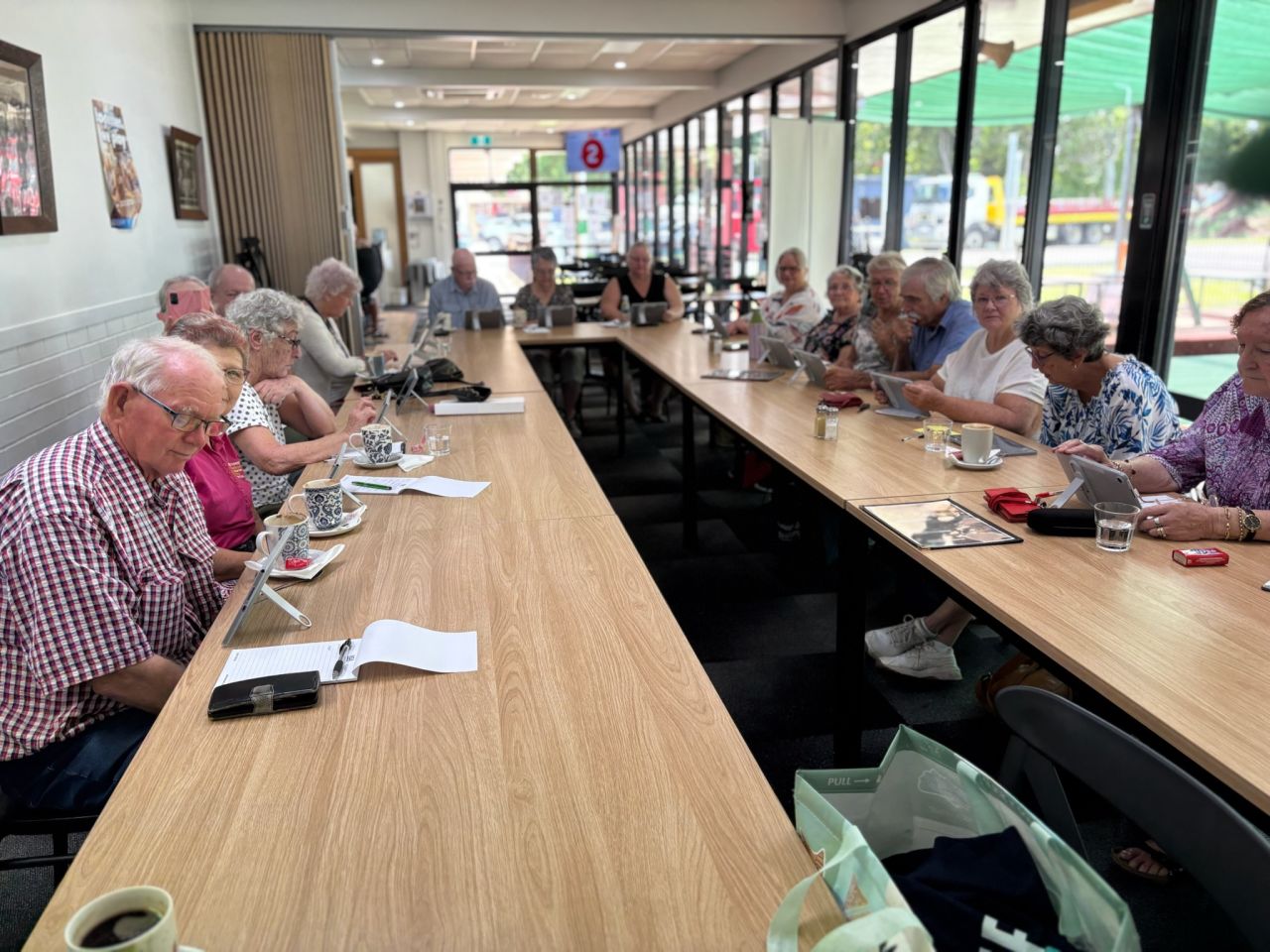 Week Three of Digital Skills Workshops.

It's fantastic to see so many participants here today.

Our wonderful facilitator, Robbie Tedge is keeping the course light and relaxed.  It's easy to learn new things under these conditions. 25/3/2026