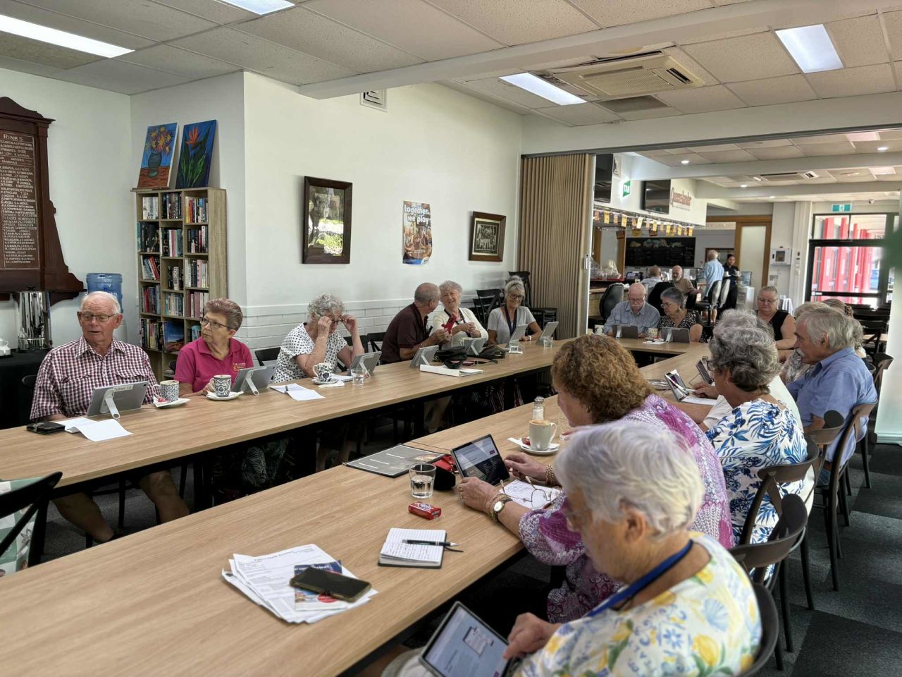 Week Three of Digital Skills Workshops.

It's fantastic to see so many participants here today.

Our wonderful facilitator, Robbie Tedge is keeping the course light and relaxed.  It's easy to learn new things under these conditions. 25/3/2026