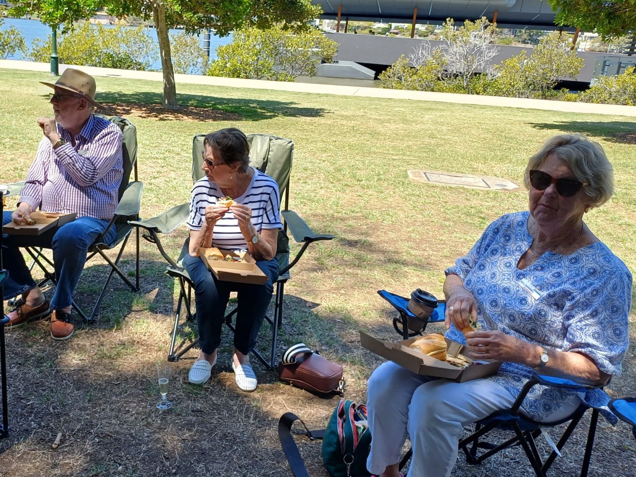 Relaxing. Enjoying the company and the lunch. A most enjoyable day. 
Our thanks to COTA for the generous grant provided for our October Seniors month.
4th October, 2024.