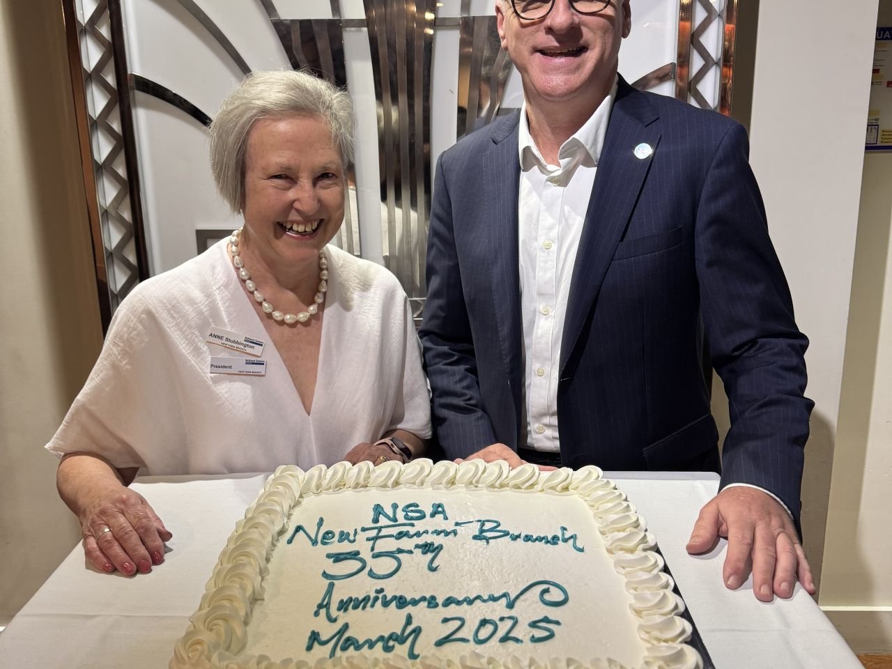 March 2025 General Meeting 

Enjoying a joke before we cut the cake!