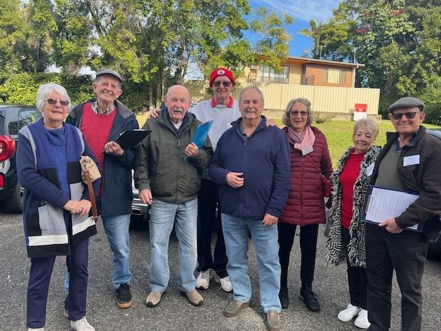 Mystery Car Tour. A terrific day! Everybody enjoyed themselves driving from Port to Kendall trying to find the clues from our sheets. We had lunch at Kendall, food was great. 20/6/24