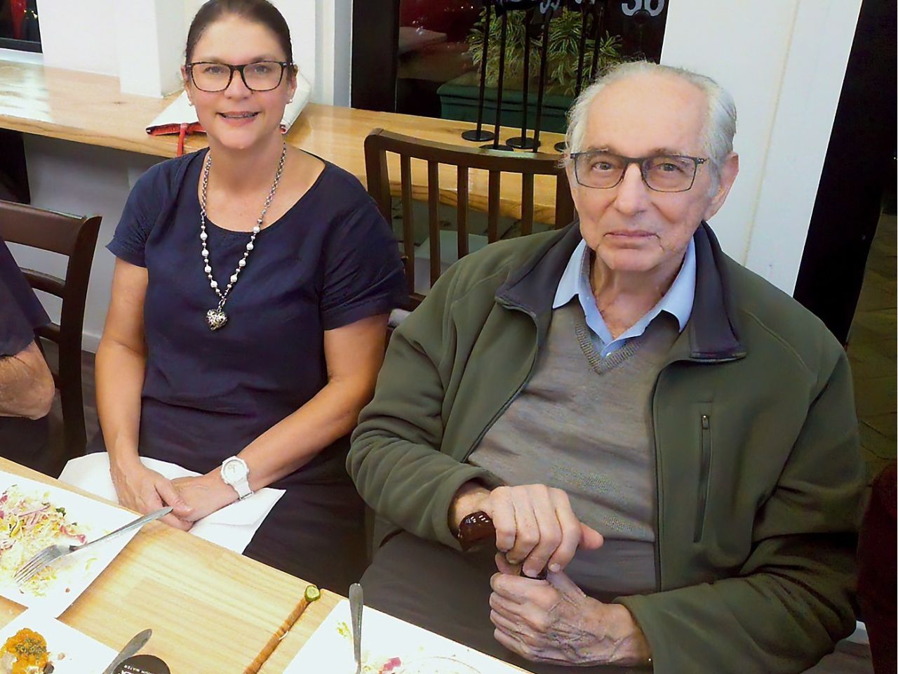 March 20th 2025. 
Dining Out.
Good company and an enjoyable evening at The Toranj Restaurant.

Thank you both for all you do for our Branch!