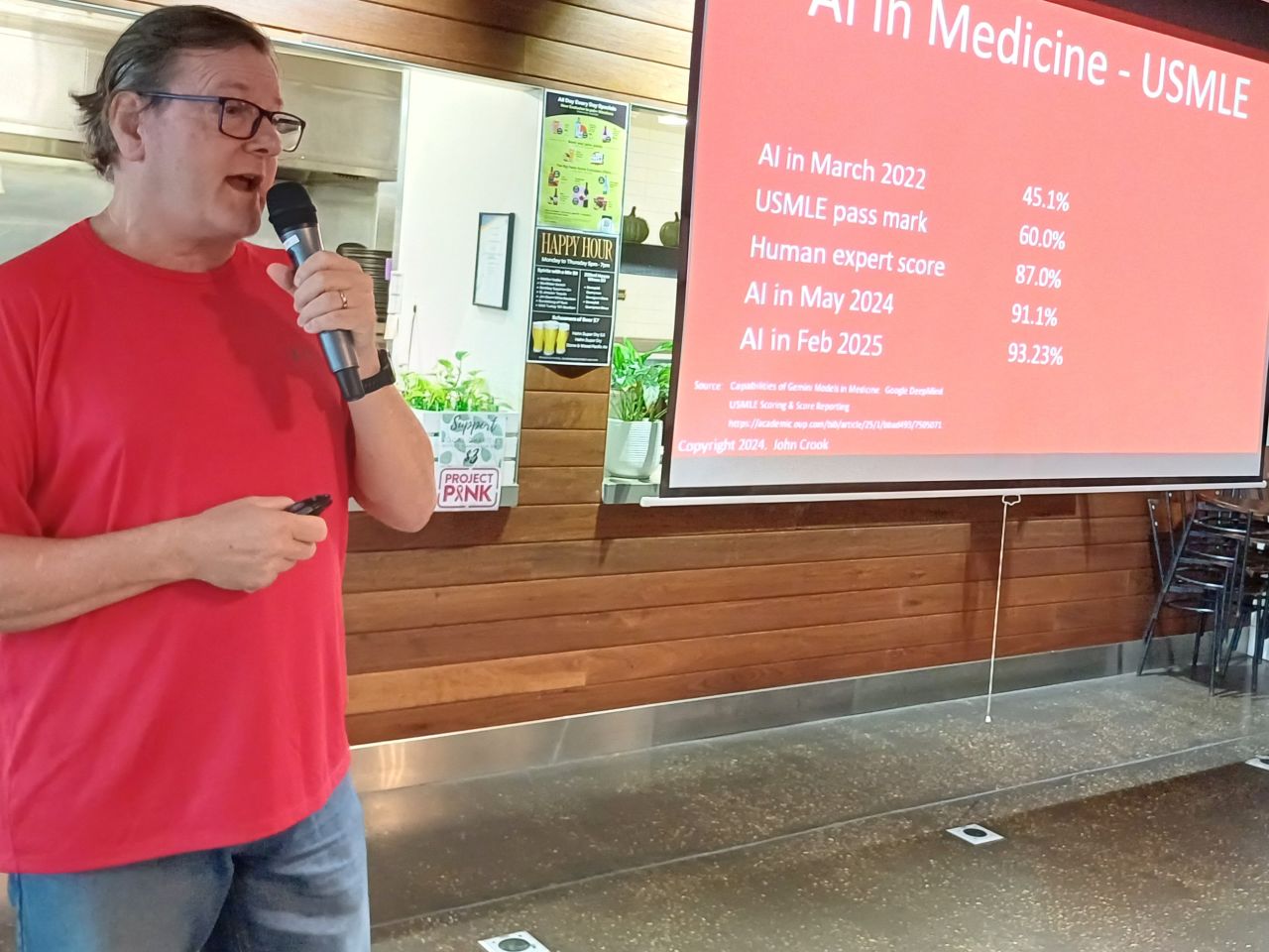 April 2025. General Meeting.
John Crook. Guest Speaker on Artificial Intelligence. A Physics graduate from the University of Sussex, with a 40-year career in software development and executive leadership.