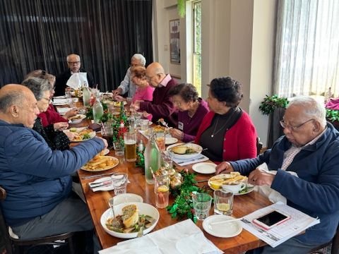 Some Participants at the Christmas in July Function