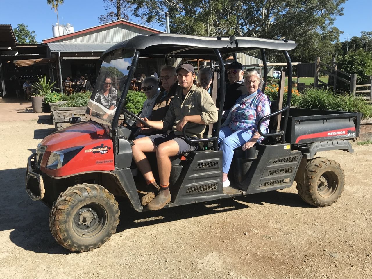 Tour Guide Driving Nat Seniors that could not do the walk