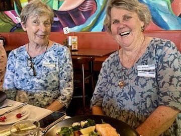 Christmas-in-June 2025

We enjoyed a delicious lunch at the Brunswick. 

Sharing a joke.