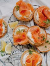 Blinis with smoked salmon