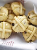 Hot cross bun cookies