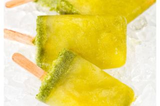Summer ice blocks