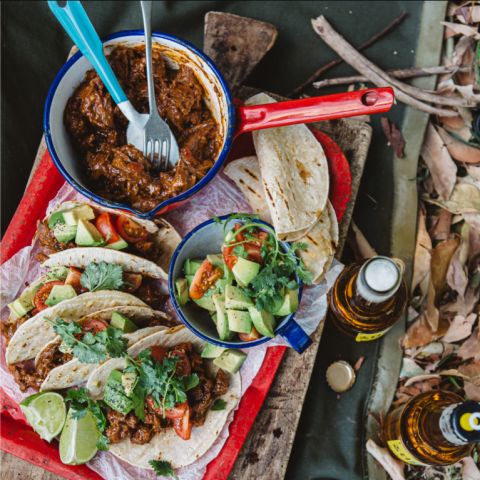 Pulled beef tacos
